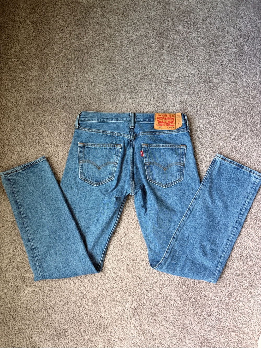 Levi's 501 blue jeans W28  L30 New!